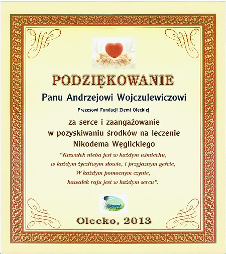 Podziękowanie
